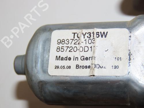 Front left window mechanism TOYOTA YARIS (_P9_) 1.4 D-4D (NLP90_, NLP90R) | BP28831194C22