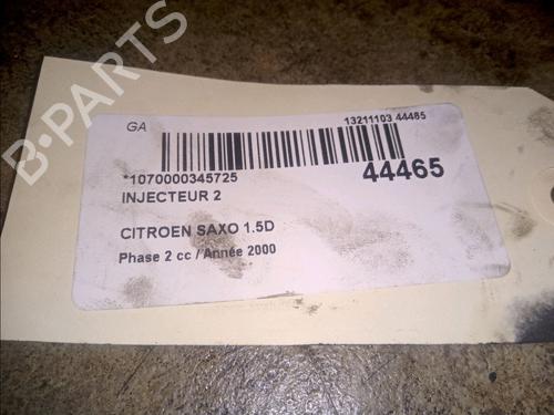 Used Injector CITROËN SAXO (S0, S1) 1.5 D (57 hp) 9821592
