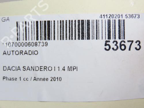 radio-dacia-sandero-2008-28968066 main image