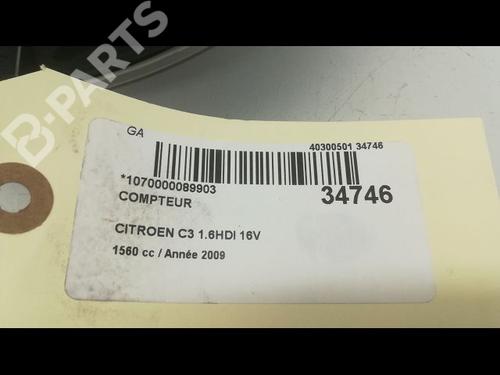 Instrument cluster CITROËN C3 I (FC_, FN_) 1.6 16V HDi | BP9596771C47 