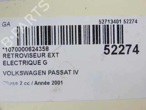 Left mirror VW PASSAT B5.5 (3B3) 1.9 TDI | BP30404059C26 