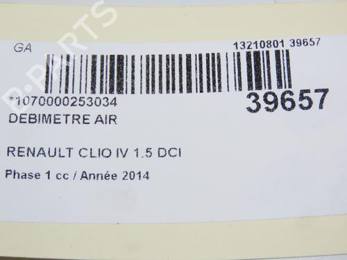 Luftmassenmesser RENAULT CLIO IV (BH_) 1.5 dCi 75 | BP9610066M95 