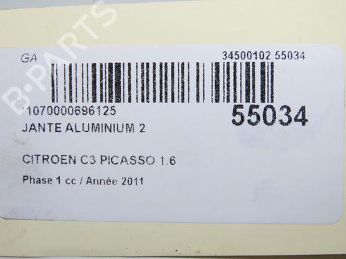 Rim CITROËN C3 Picasso (SH_) 1.6 HDI 90 | BP32150755C45 