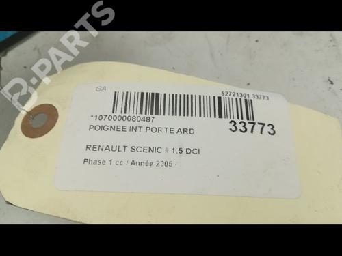 Højre bagtil invendig håndtag RENAULT SCÉNIC II (JM0/1_) 1.9 dCi (JM0G, JM12, JM1G, JM2C) | BP9596282I16 