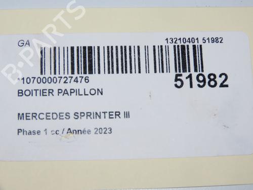Throttle body MERCEDES-BENZ SPRINTER 3,5-t Van (B907, B910) 315 CDI RWD (907.631, 907.633, 907.635, 907.637) | BP32768780M82  - Image 6