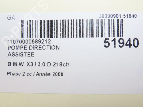 Steering pump BMW X3 (E83) xDrive 30 d | BP36426919M99 - Image 7