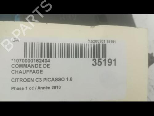 Used Climate control Climate control CITROËN C3 Picasso (SH_) 1.6 HDI 90 (92 hp) 9601406 9601406