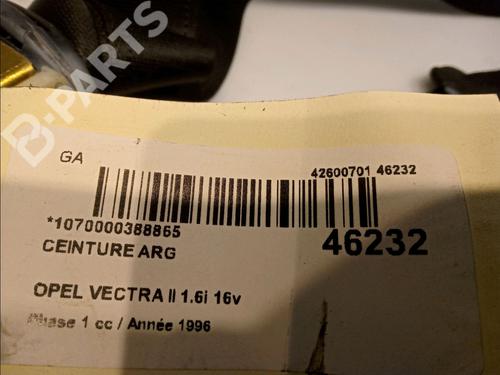 Rear left belt tensioner OPEL VECTRA B (J96) 1.6 i 16V (F19) | BP11343181C89 