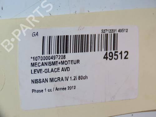 Front right window mechanism NISSAN MICRA IV (K13K, K13KK) 1.2 | BP16832948C23 