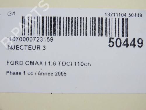 Used Injector Injector FORD FOCUS C-MAX (DM2) 1.6 TDCi (109 hp) 32691153 32691153