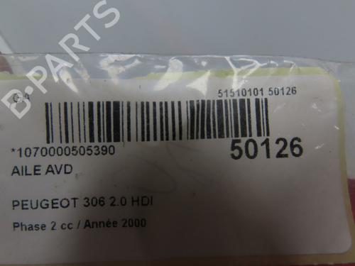 Forkjerm høyre PEUGEOT 306 Hatchback (7A, 7C, N3, N5) 2.0 HDI 90 | BP28968283C42