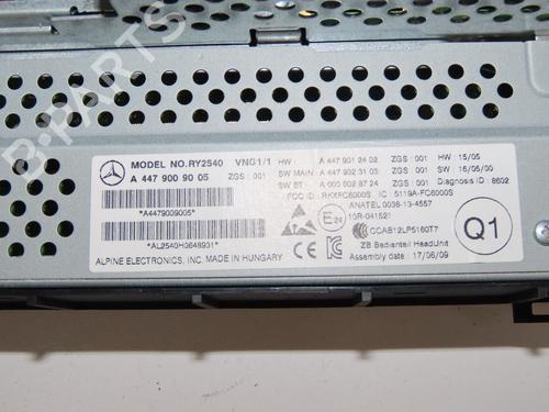 Radio MERCEDES-BENZ VITO Van (W447) 109 CDI (447.601, 447.603, 447.605) | BP37163329E6 - Image 3
