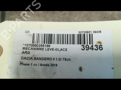 Used Rear left window mechanism DACIA SANDERO II 1.0 SCe 75 (B8JC, B8JD, B8NC) (73 hp) 9610297