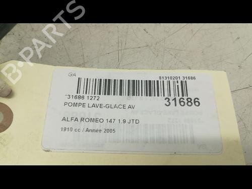 Used Washer pump Washer pump ALFA ROMEO 147 (937_) 1.9 JTDM 16V (937.AXN1B, 937.BXN1B) (150 hp) 14881386 14881386
