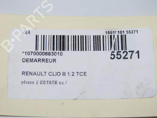 Anlasser für RENAULT CLIO III Grandtour (KR0/1_) 1.2 16V (103 hp) 31284214