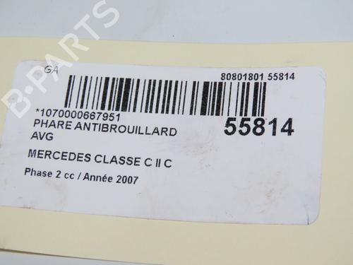 Used Left front fog light MERCEDES-BENZ C-CLASS (W203) C 220 CDI (203.008) (150 hp) 31984651