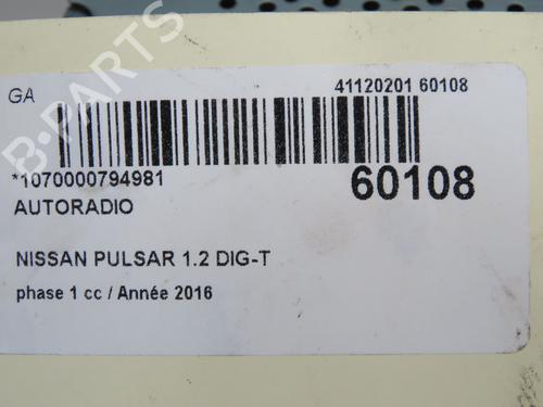 radio-nissan-pulsar-hatchback-c13-2014-38023751 main image