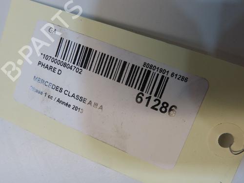 Right headlight MERCEDES-BENZ A-CLASS (W176) A 200 CDI (176.001) | BP38915863C29 - Image 5