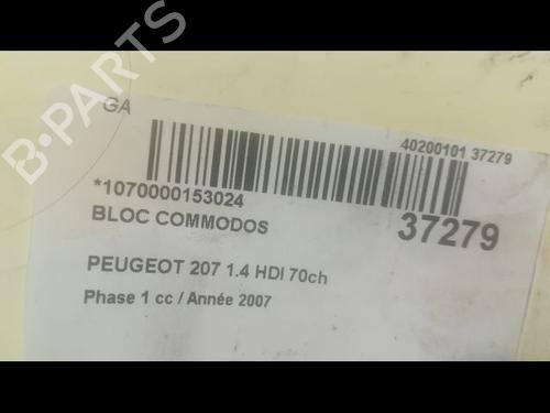 Used Steering column stalk PEUGEOT 207 (WA_, WC_) 1.4 HDi (68 hp) 9600833