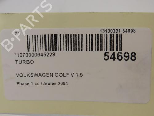 Turbocharger/Supercharger VW GOLF V (1K1) 1.9 TDI | BP29441608M71