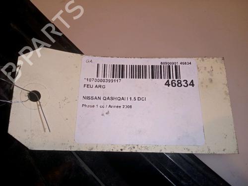 Left taillight NISSAN QASHQAI I (J10, NJ10) 1.5 dCi | BP14952167C34 