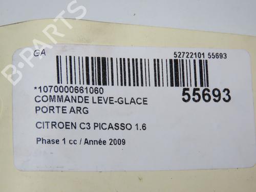 Used Left rear window switch CITROËN C3 Picasso (SH_) 1.6 HDi (109 hp) 31151662
