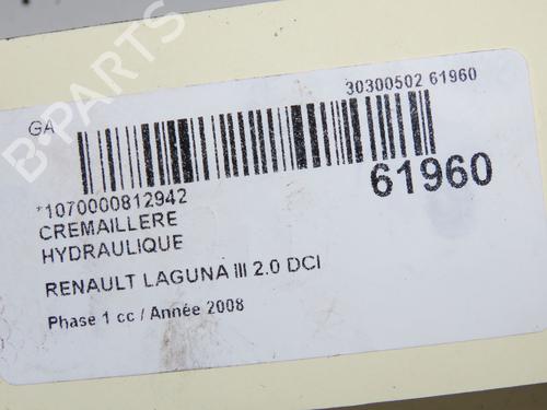 Caixa de direcção Caixa de direcção RENAULT LAGUNA III (BT0/1) 2.0 dCi (BT01, BT08, BT09, BT0E, BT0K, BT12, BT1C, BT1D,... (150 hp) 39893847 39893847