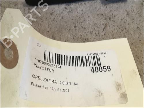injector-opel-zafira-a-mpv-t98-20-dti-16v-f75-93171940-1999-2000-2001-2002-2003-2004-2005-2006-9611108 main image