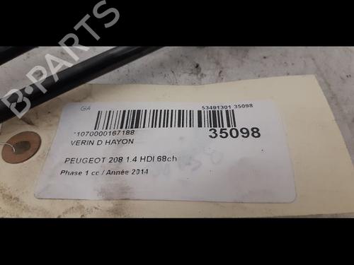Tailgate lift support PEUGEOT 208 I (CA_, CC_) 1.4 HDi | BP14879626C138