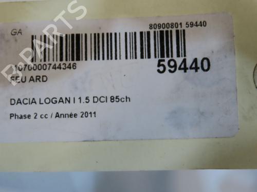 Right taillight DACIA LOGAN MCV (KS_) 1.5 dCi (KS0W) | BP36427376C35 - Image 5