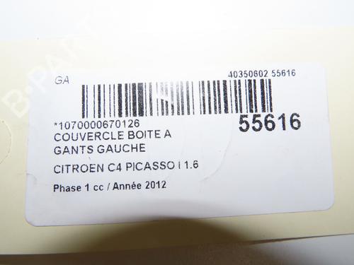 Guantera CITROËN C4 Grand Picasso I (UA_) 1.6 HDi 110 (112 hp) 31120517