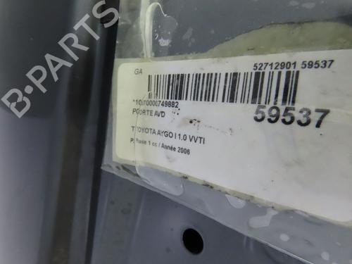 Used Right front door Right front door TOYOTA AYGO (_B1_) 1.0 (KGB10_, KGB10R) (68 hp) 36427157 36427157