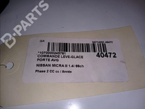 Left front window switch NISSAN MICRA C+C III (K12) 1.4 16V | BP10145215I27
