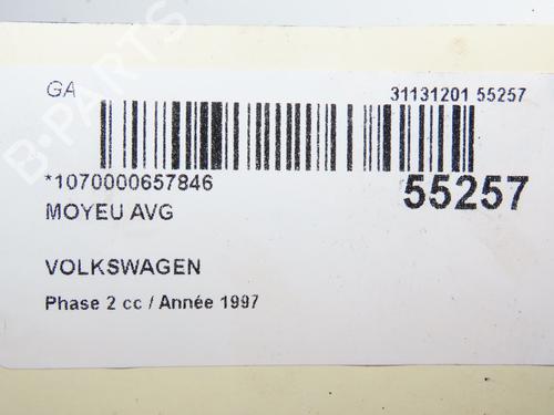 Used Right front steering knuckle VW TRANSPORTER T4 Bus (70B, 70C, 7DB, 7DK, 70J, 70K, 7DC, 7DJ) 2.5 TDI (102 hp) 28829850
