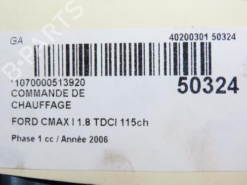 Commande Chauffage FORD FOCUS C-MAX (DM2) 1.8 TDCi | BP18967979I5 