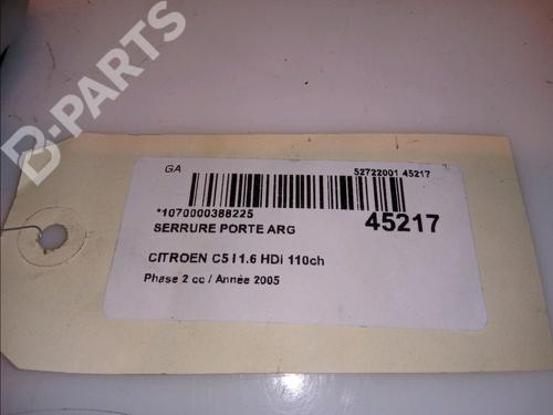 Venstre bak lås CITROËN C5 II (RC_) 1.6 HDi (RC8HZB) | BP12128850C100 
