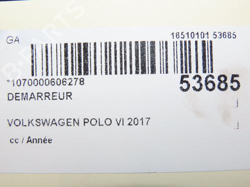 Starter VW POLO V (6R1, 6C1) 1.4 TDI | BP28829030M8