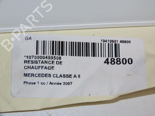 Used Heater resistor MERCEDES-BENZ A-CLASS (W169) A 180 (169.032, 169.332) (116 hp) 17452800