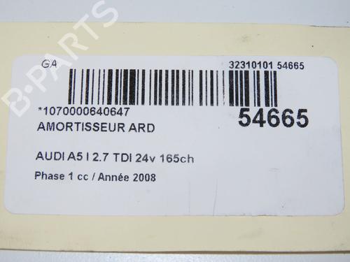 Right rear shock absorber AUDI A5 (8T3) 2.7 TDI | BP31634181M19 