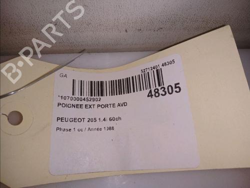Front right exterior door handle PEUGEOT 205 II (20A/C) 1.4 | BP14951378C129 