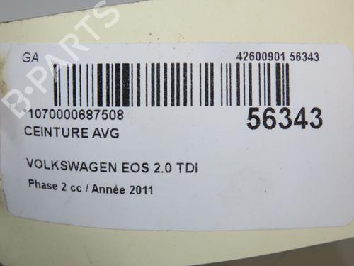 Front left seatbelt VW EOS (1F7, 1F8) 2.0 TDI 16V | BP31077327I26 - Image 6