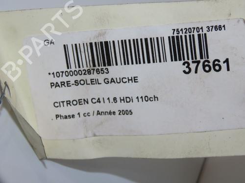 Used Left sun visor Left sun visor 9615102 9615102