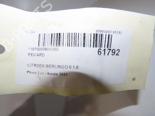 right-taillight-citroen-berlingo-box-bodympv-b9-2008-39453516 main image