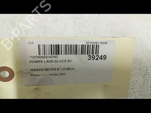 Used Washer pump NISSAN MICRA III (K12) 1.2 16V (80 hp) 14881492