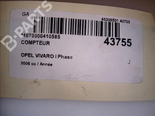Instrument cluster OPEL VIVARO A Van (X83) 1.9 DTI (F7) | BP11702596C47 
