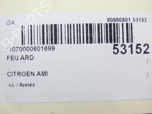 Right taillight CITROËN AMI (9A_) Electric (9AZ2CA) | BP36495822C35 - Image 6