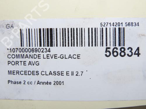 Left front window switch MERCEDES-BENZ E-CLASS (W210) E 270 CDI (210.016) | BP33059443I27 - Image 6