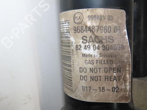 Right front shock absorber PEUGEOT PARTNER Box Body/MPV 1.6 BlueHDi 100 | BP29739511M17 