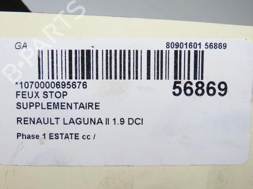 Used Third brake light Third brake light RENAULT LAGUNA II Grandtour (KG0/1_) 1.9 dCi (107 hp) 33279369 33279369