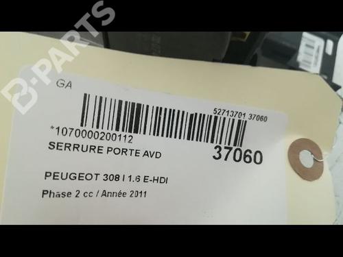 Front right lock PEUGEOT 308 I (4A_, 4C_) 1.6 HDi | BP9604698C97 